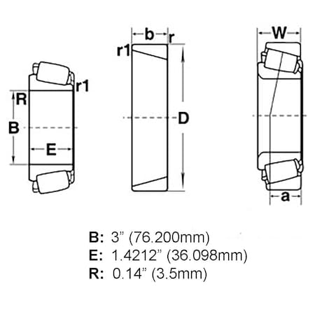 Aftermarket Tapered Roller Bearing Cone 575